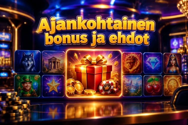 Ajankohtainen bonus ja ehdot